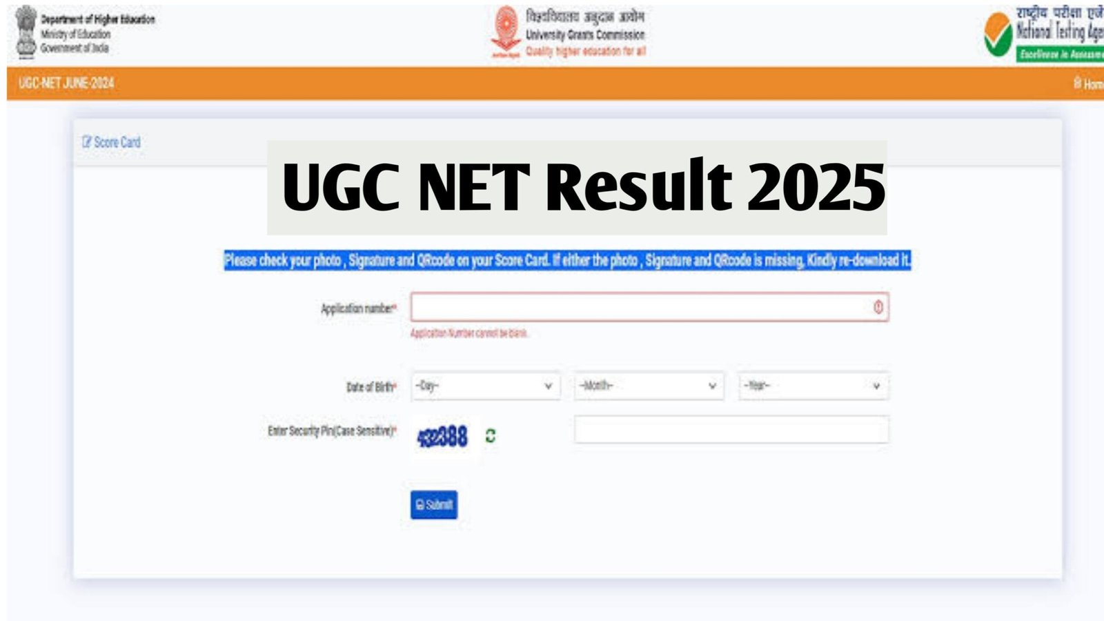 UGC NET Result 2025 Check at Official Website Download Scorecard Cut Off marks