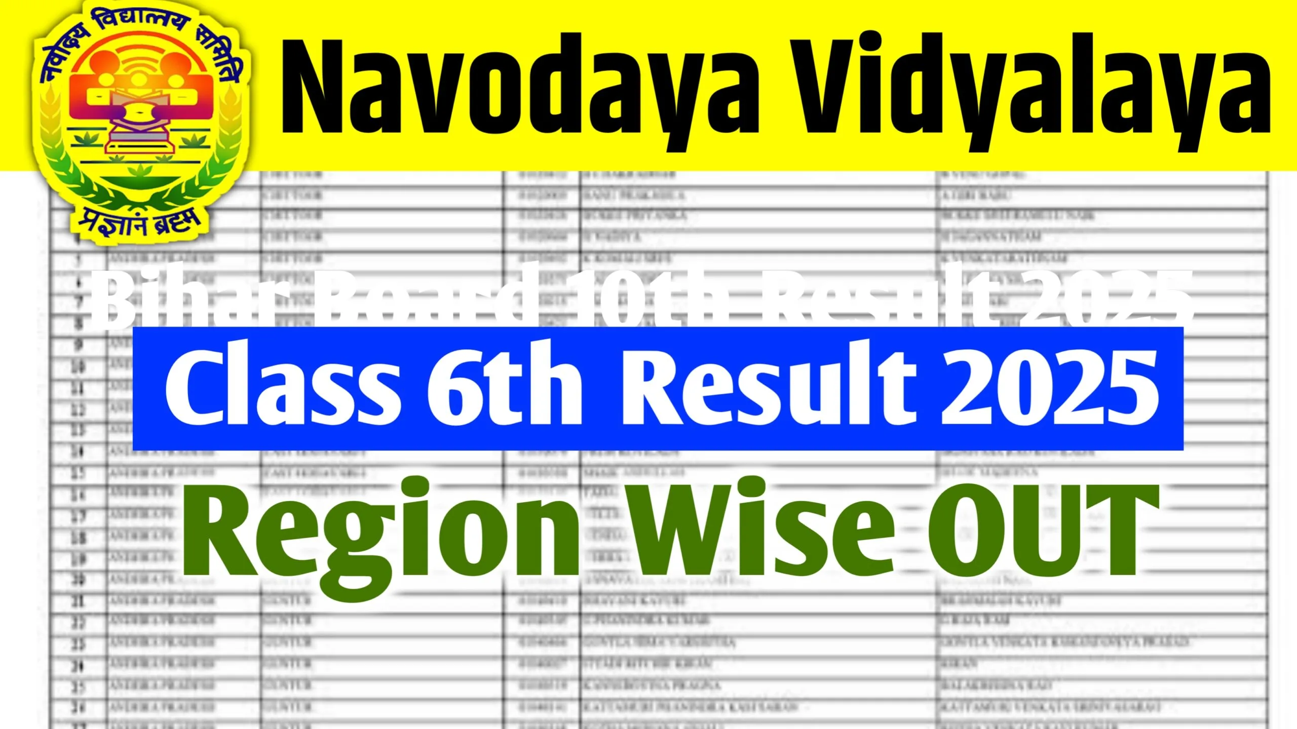 District wise navodaya result hotsell