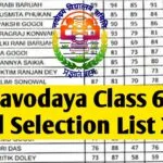 Navodaya.gov.in Class 6 2nd Selection List 2025 : (OUT) – Navodaya 6th Class Roll Number Wise PDF