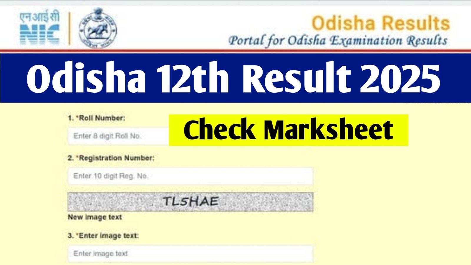 Odisha 12th Result 2025 at orissaresults.nic.in : Check CHSE Odisha Inter Result 2025